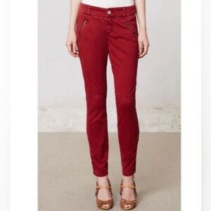 Anthropologie Pilcro and The Letterpress Utility Skinny Pants Sz 6